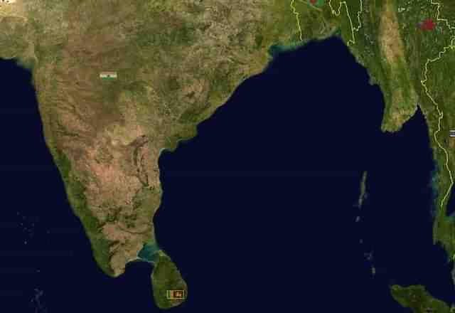 Andaman and Nicobar Islands in the Bay of Bengal (WikiCommons)